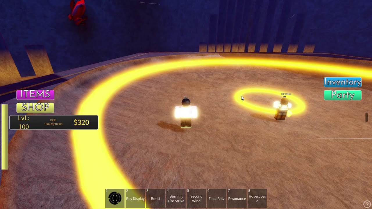 Grinding in new beyblade game(Beyborn)