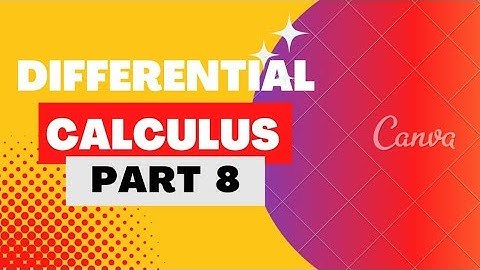 CA foundation. Differential calculus in English.Derivatives of Logarithmic Functions :8.
