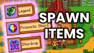 Spawn Items In Stardew Valley Tutorial