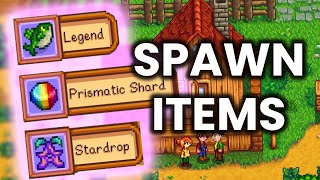 Spawn Items in Stardew Valley TUTORIAL