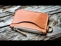 Simple Leather Zip Wallet DIY Tutorial