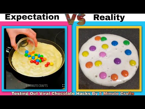 Testing Or Eating 5 Minute Crafts Chocolate Food For 24 Hours *My Stomach Died* Presentation matters