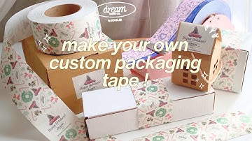 how to make custom packaging tape for small businesses Stickermule packaging tutorial with #picsart