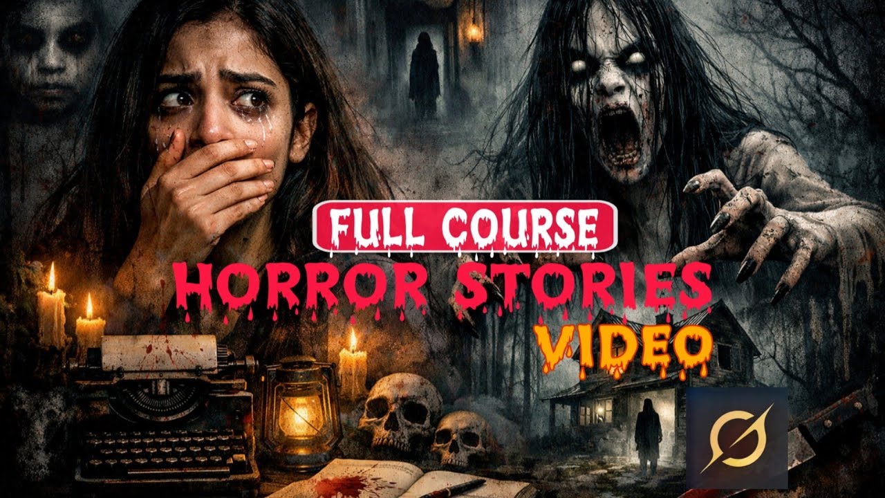 Ai se real horror story kaise banaye/ full video/ Grok ai Animated horror story 😲