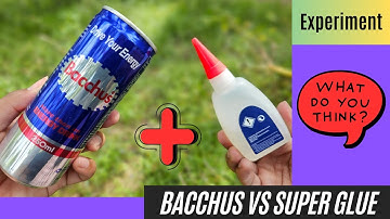 Experiment BACCHUS vs Super Glue | What Happened!