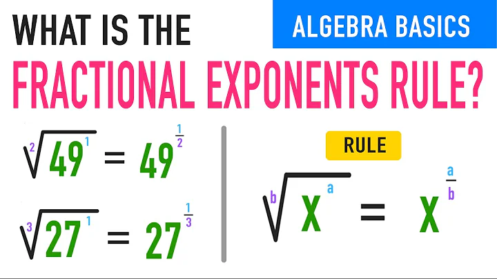 Fractional Exponents Rule Explained!