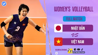 Full HD | NHẬT BẢN vs VIỆT NAM | Như Quỳnh - Thanh Thuý thay nhau bắn phá đối thủ