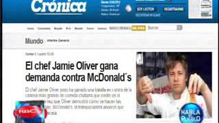 CHEF JAIME OLIVER GANA DEMANDA CONTRA MCDONALDS