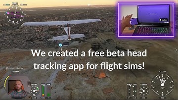 We created this head tracking app that turns your head motions into a flight sim game controller