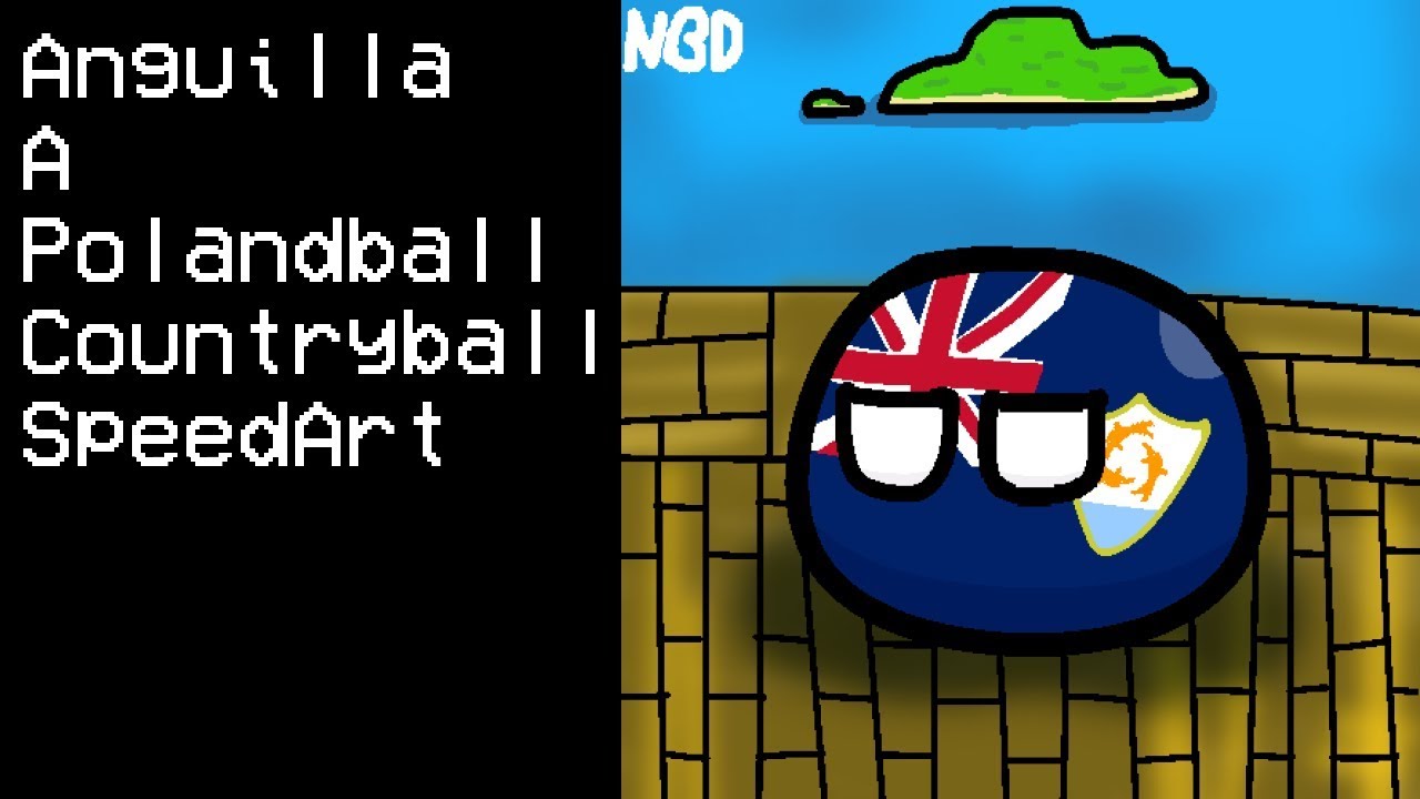 Anguilla A Polandball Countryball Speedart Youtube