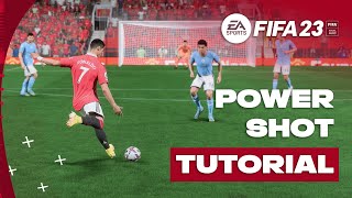 FIFA 23 'Power Shot' | Most Overpowered Finishing Technique | SKILLS TUTORIAL (NEW)