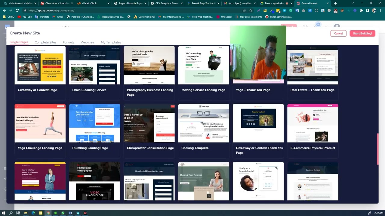 How to create a landing page for copyrighters using groovefunnel template 2022