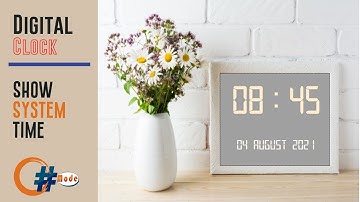 C#_Digital Clock | Show System Date and Time | Clock Blinker