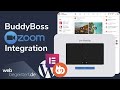 BuddyBoss Zoom Integration mit Elementor für Q&amp;As [tutorial - deutsch]