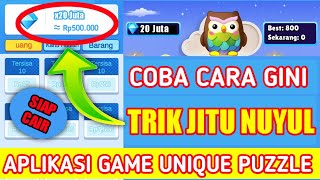 Cara Nuyul Unique Puzzle | Aplikasi Game Penghasil Saldo Dana 2021 screenshot 4