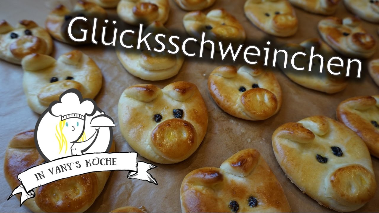 Thermomix® Glücksschweinchen für Silvester / Neujahr (Hefeteig) - YouTube