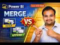 Merge vs Append in Power BI  Key Differences Explained with Examples