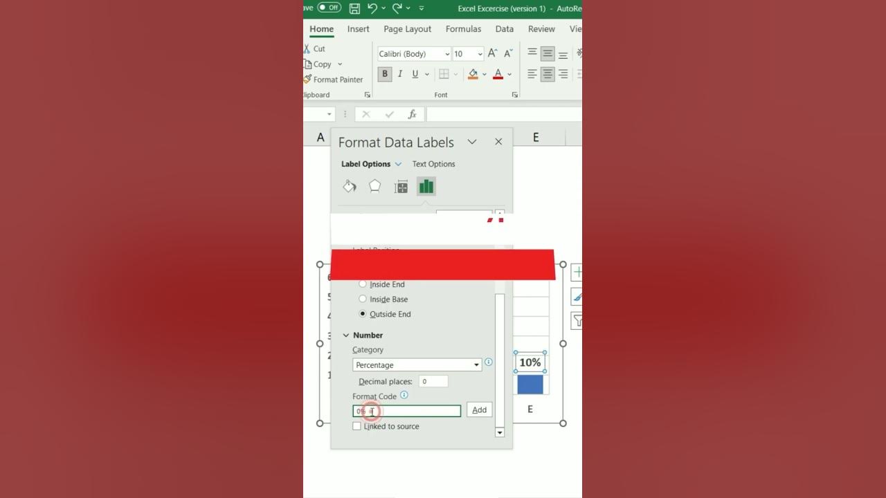 How to hide 0 on an excel chart shorts youtube
