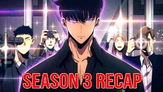 Solo Leveling Season 3 — jinwoo vs Kings Final Battel Arc Manhwa Recap