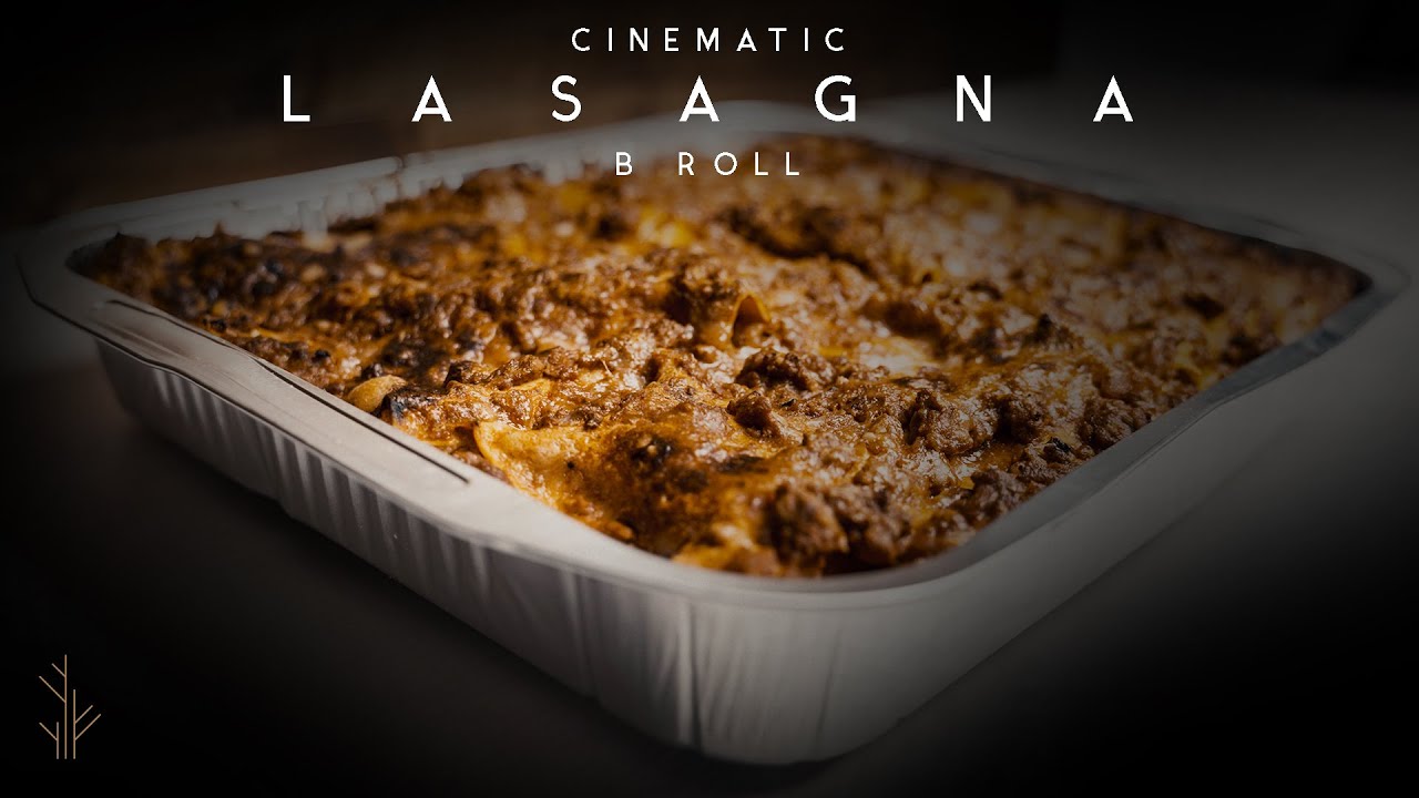 Cinematic REAL LASAGNA B ROLL