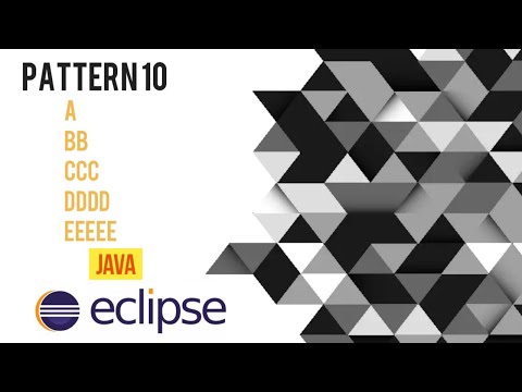 Java Pattern 10 | | Java Eclipse
