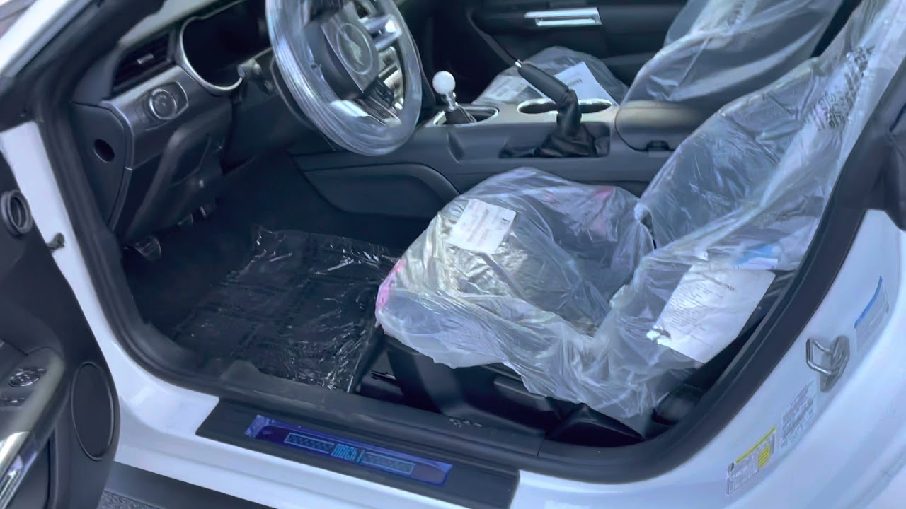 2021 Mach 1 Oxford White Delivered.