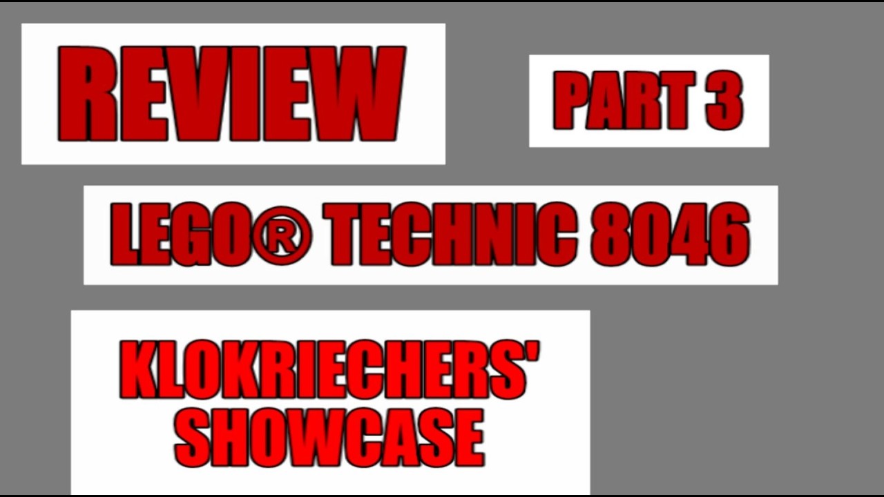LEGO® Helicopter – (8046) – Klokriechers' Showcase - YouTube