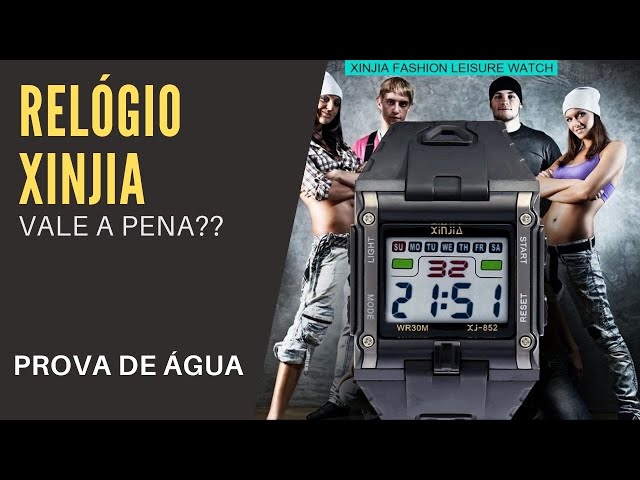 Relógio Digital Sport Masculino de Pulso a Prova Dágua Xinjia XJ