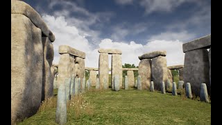 Stonehenge Reconstructed in VR for the Oculus Rift with modelled soundscape and acoustics