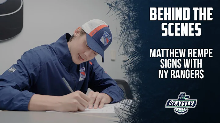 A behind the scenes look at Matthew Rempe signing ...