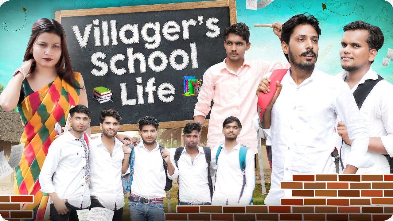 Villagers school life | comedy video | Anshul Saifaiwala & Sanjana Yaduvanshi