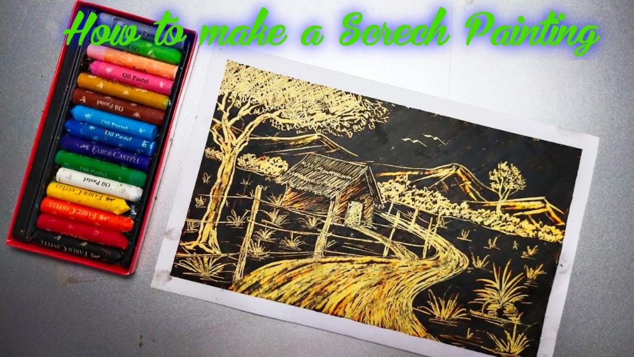 Scratch painting#How to make a Scratch Painting#à¤¸à¥ à¤•à¥ à¤°à¥ˆà¤š à¤ªà¥‡à¤‚à¤Ÿà¤¿à¤‚à¤— à¤•à¥ˆà¤¸à¥‡