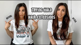 Halo Hair Extensions First Impressions..IM OBSESSED || MCD