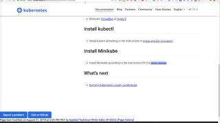 Create Kubernetes Cluster through Minikube