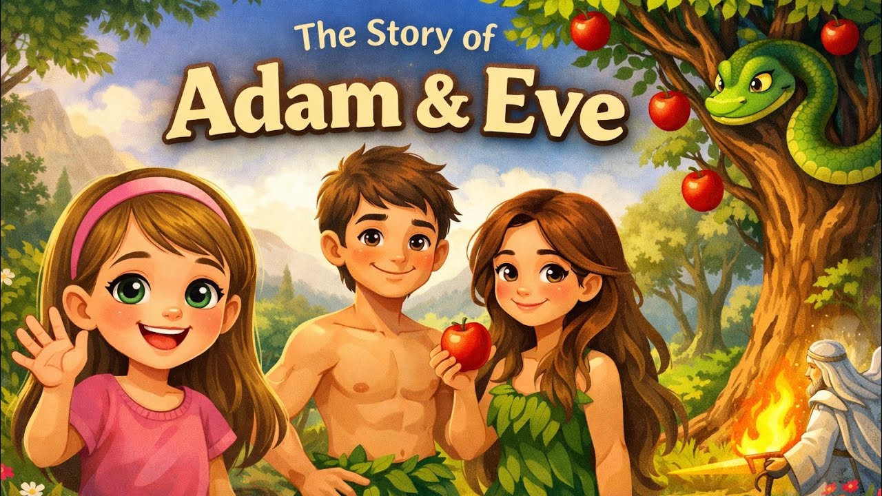 Adam & Eve | The first people & The fall (Bible story for kids ...