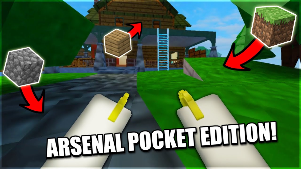 Arsenal Java Edition Playing Arsenal With Minecraft Textures Roblox Youtube - minecraft roblox texture pack
