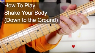 'Shake Your Body (Down to the Ground)' The Jacksons Guitar & Bass Lesson chords