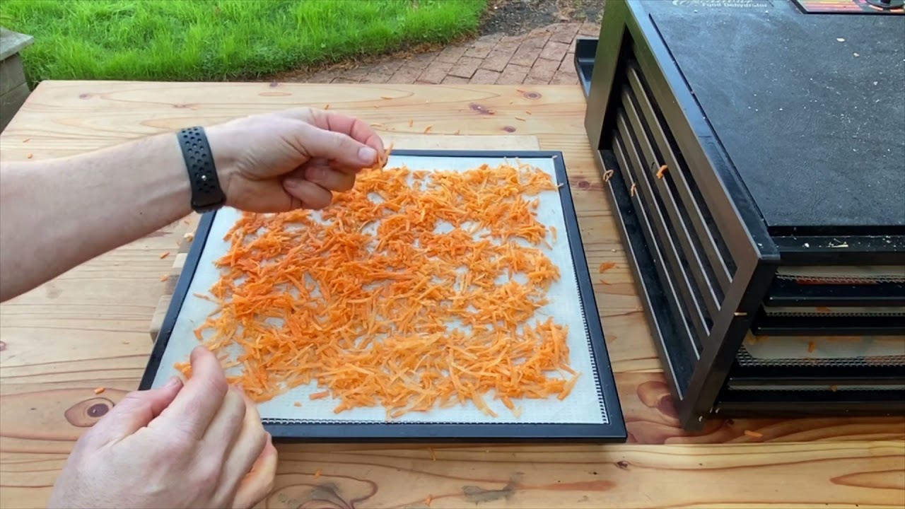 How to dehydrate carrots