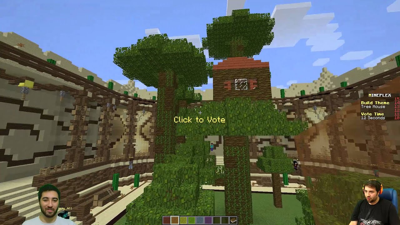 Minecraft Yapı Kapışması Ağaç Ev ve Kaplumbağa Nasıl Yapılır YouTube