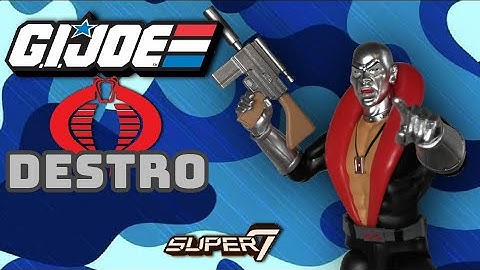 G.I.JOE Ultimates Destro Unboxing and Review from Super7