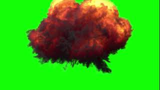 Explosion Greenscreen Hd