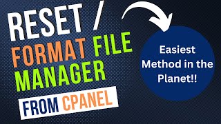 How To Reset File Manager In cPanel | Format cPanel File Manager To Default (Within 2 Minute) screenshot 4