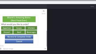 Restaurant Order Bot Web Demo
