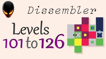 Dissembler Level 101 to 126 (Minimal Puzzle Game)