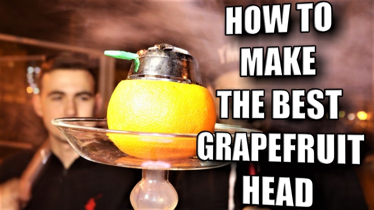 Hookah Grapefruit Head / Fruit bowl / Pro edition smokin' (ENG)subs