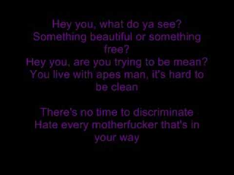 The Beautiful People Lyrics Marilyn Manson Youtube