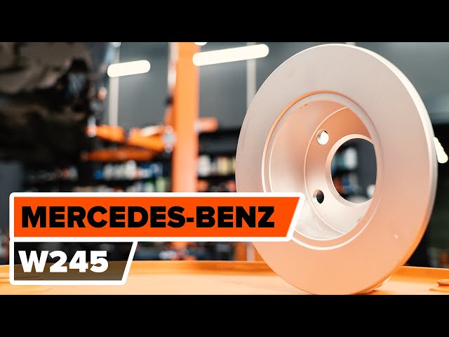 Wie Mercedes Benz B W245 Bremsscheiben Hinten Bremsbelage Hinten Wechseln Tutorial Autodoc Autodoc De Thewikihow