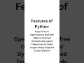 Features of Python