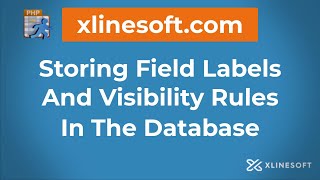 STORING FIELD LABELS AND VISIBILITY RULES IN THE DATABASE
