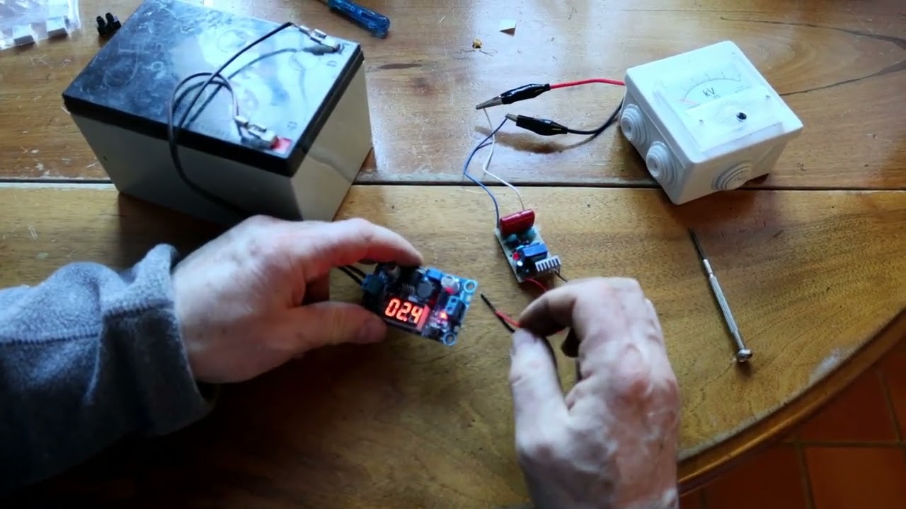 montage électrique harpes frelon asiatique